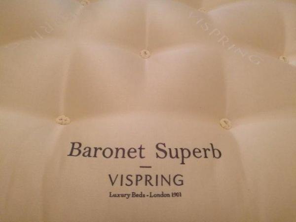 Image 3 of ViSpring Baronet Superb King Sizer Divan bed with Headboard