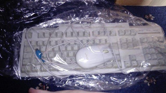 Preview of the first image of Keyboard and mouse Sony.