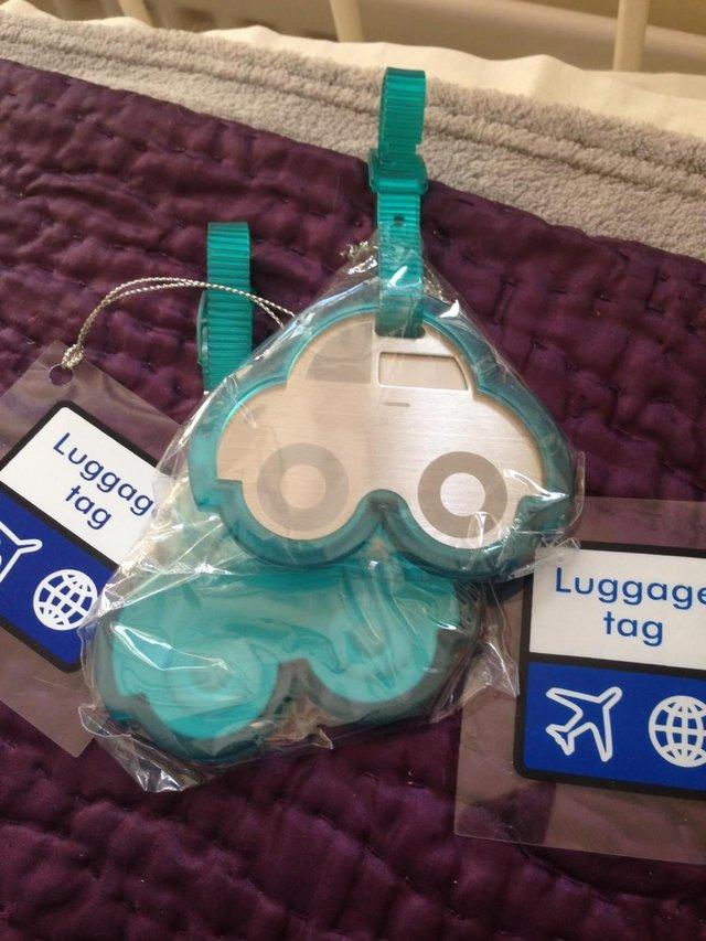 Preview of the first image of LUGGAGE TAGS BRAND NEW PAIR X2.