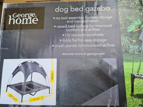 Image 3 of DOG BED GAZEBO GREY BRAND NEW IN BOX
