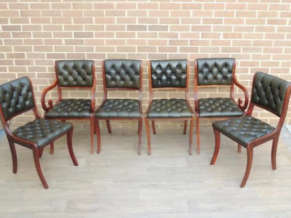 Image 1 of 6 Beresford and Hicks Chesterfield Chairs (UK Delivery)