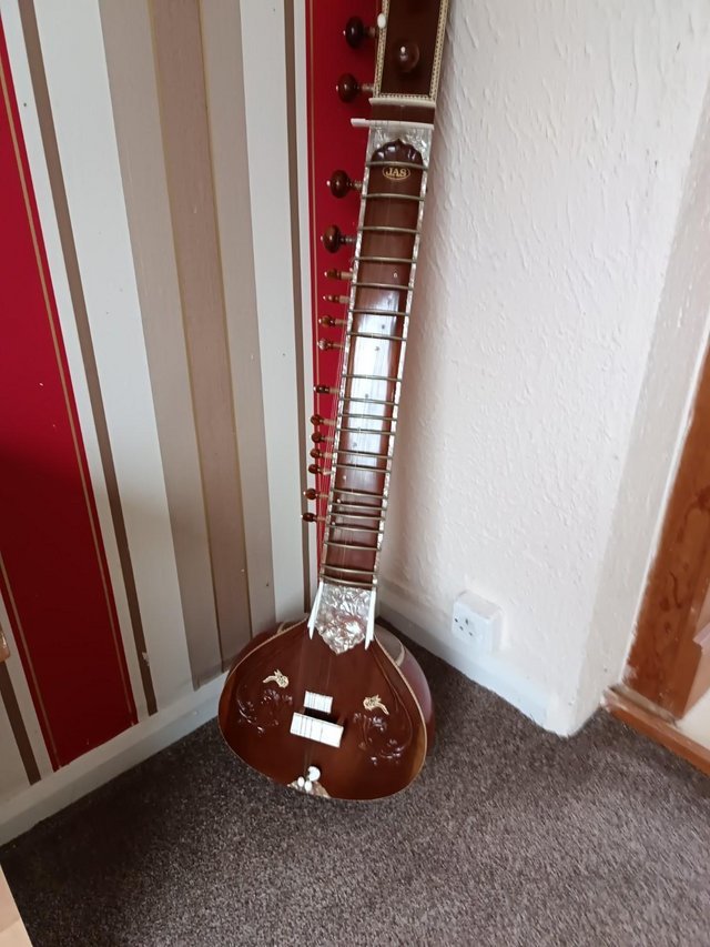 Preview of the first image of Sitar very rare indian instrument.