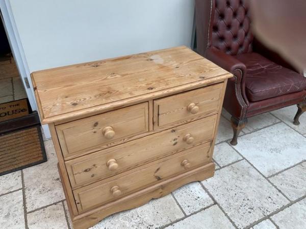 Image 1 of Period Pine chest of draws ( not modern)