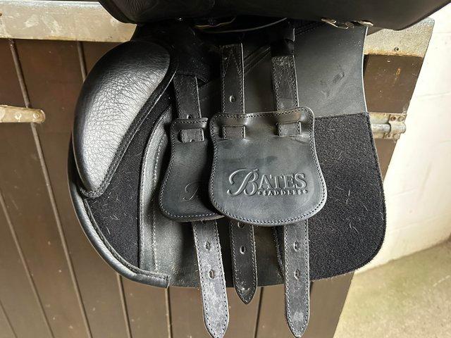Preview of the first image of Black Bates GP Saddle 17.5” £700.