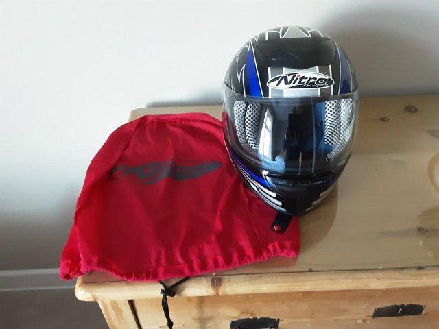 Preview of the first image of Motorcycle Crash Helmet excellent condition.