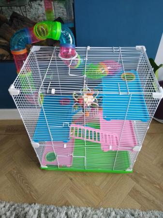 Image 4 of Pawhut 5 tier hamster cage