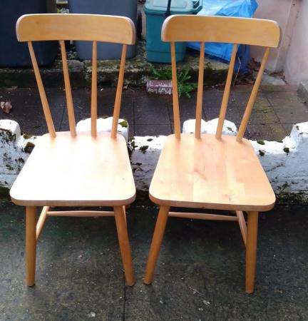 Image 8 of IKEA Vintage Dining Chairs x two