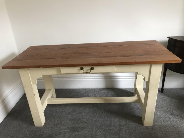 Preview of the first image of Rustic hand made kitchen table.