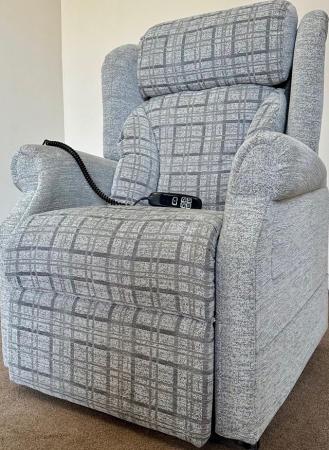 Image 1 of COSI ELECTRIC RISER RECLINER DUAL MOTOR CHAIR GREY DELIVERY