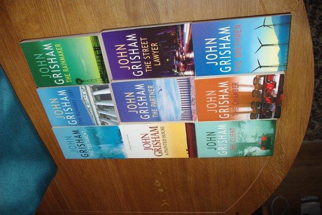 Preview of the first image of Selection of John Grisham books.