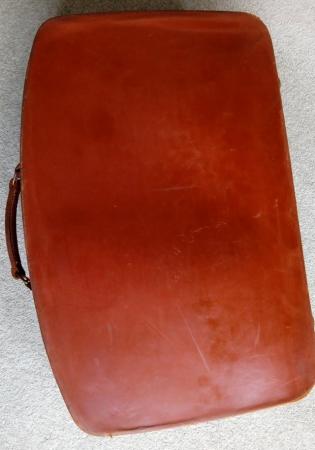 Image 2 of Leather Cheyney 26 inch vintage suitcase