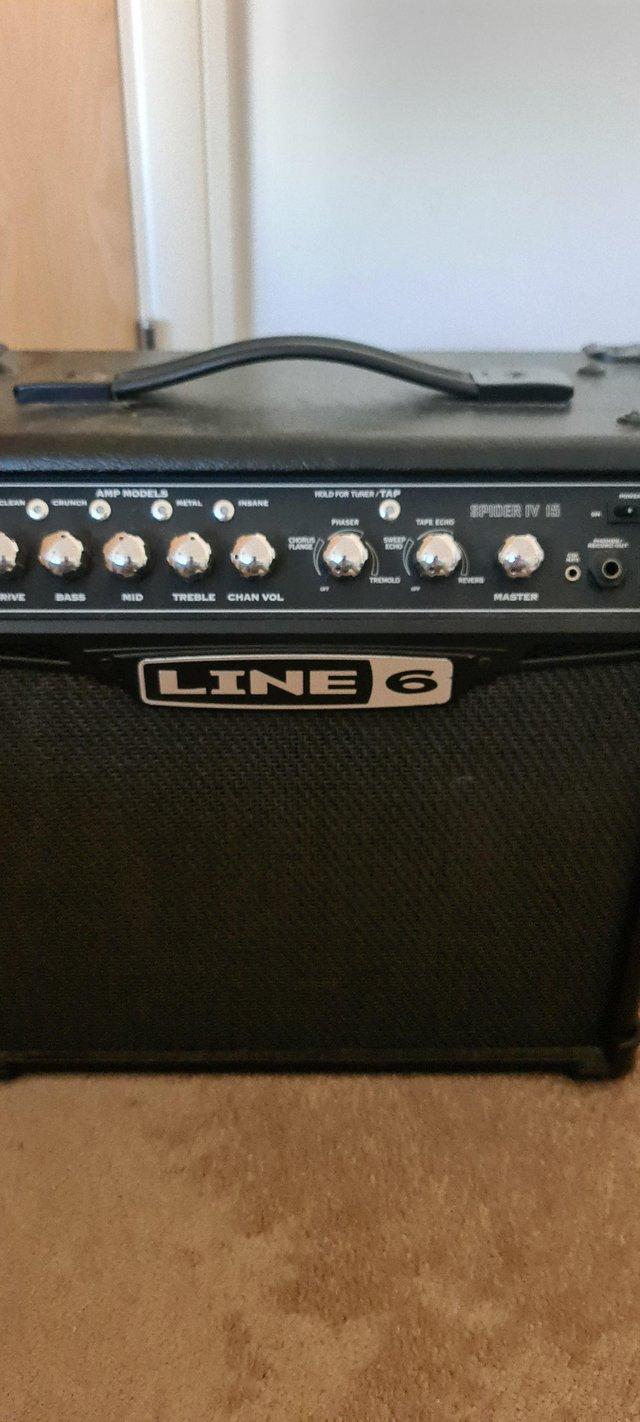 Preview of the first image of LINE 6 SPIDER IV 15WATT GUITAR AMPLIFIER.