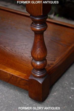Image 7 of OLD CHARM LIGHT OAK TWO DRAWER COFFEE TABLE TV UNIT STAND