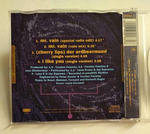 Image 2 of Culture Beat - Mr Vain 4 track CD Single