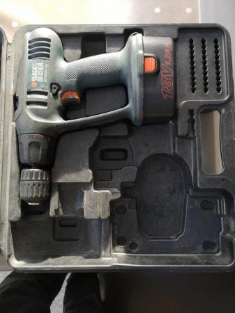 Image 1 of Black and Decker18v drill KC1882CN
