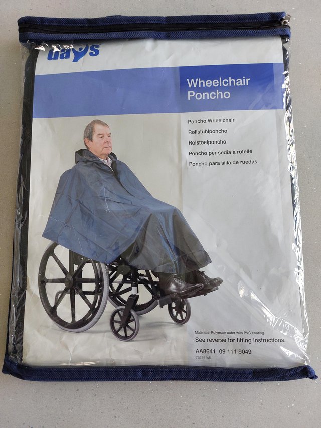 Preview of the first image of Wheelchair poncho unopened.