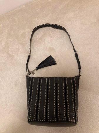 Image 1 of Michael Kors black studded shoulder bag