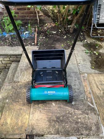 Image 1 of Bosch AHM 38 G Cylinder Mower.  V. good condition.