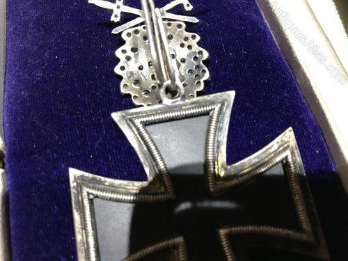 Image 5 of Knights Cross with crossed swords and diamonds