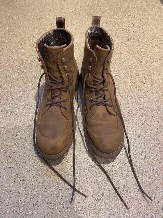 Preview of the first image of Men's Leather Boots Size 13.