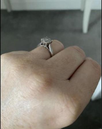 Image 1 of 18ct White Gold Engagement Ring