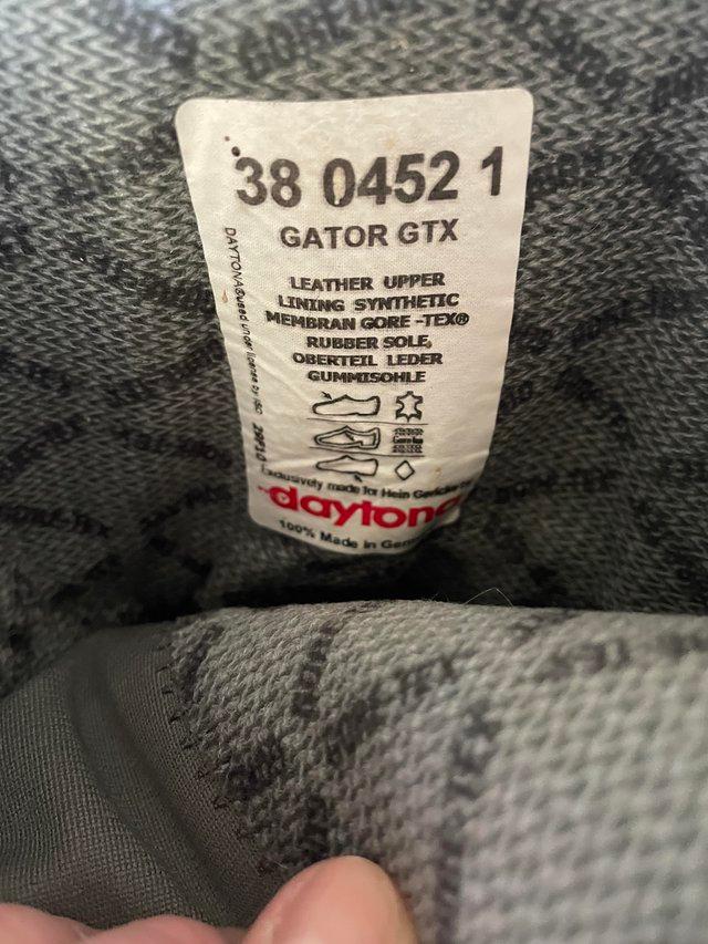 Preview of the first image of Daytona motorcycle boots 38/5 gortex.