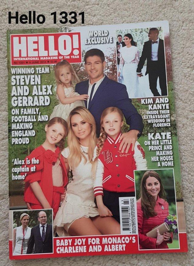 Preview of the first image of Hello Magazine 1331 - Steven-Alex Gerrard/Kim Kanye Wedding.