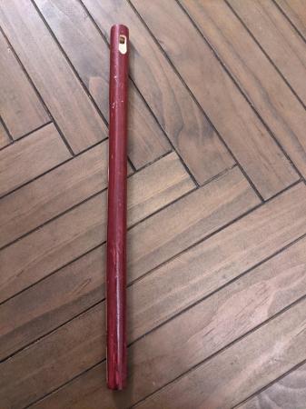 Image 3 of Red Wooden Penny Whistle