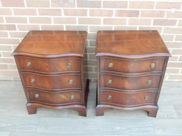 Image 16 of Pair of Bevan Funnell Bedside Chests (UK Delivery)