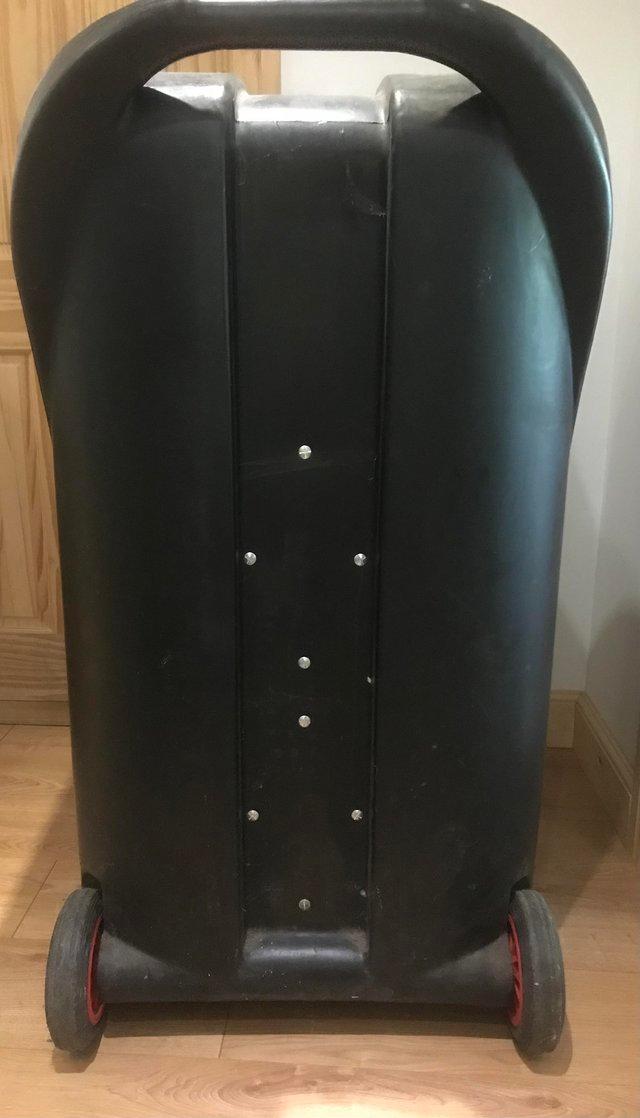 Preview of the first image of Tack Locker with two saddle racks and two bridle hooks.