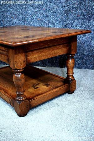 Image 18 of A TITCHMARSH & GOODWIN STYLE SOLID OAK POTBOARD COFFEE TABLE