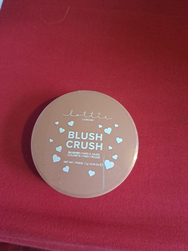 Preview of the first image of 'Blush Crush' Blusher - Lottie London.