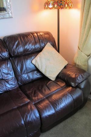 Image 2 of Furniture Village - Leather "MORENO" Sofa & Chair