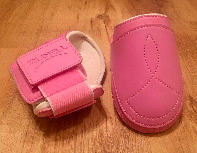Preview of the first image of Hot Pink Fetlock Jumping Boots.
