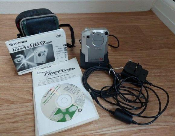Image 1 of Finefix 6800 Zoom Digital Camera and accessories