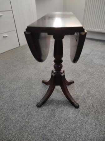 Image 1 of SMALL WOODEN FOLDING TABLE VERY GOOD QUALITY IDEAL FOR LOUNG