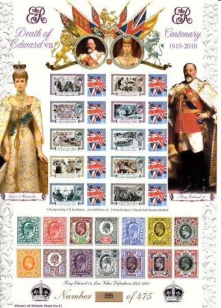 Image 16 of Mint Condition Bradbury Stamp Sheets