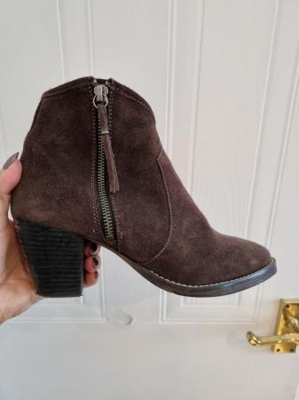Image 3 of CARA suede ankle boots size 5
