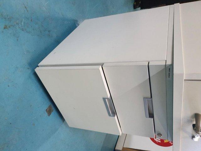 Preview of the first image of White-grey handled 2-drawer office pedestal/under drawer.