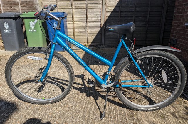Preview of the first image of Ladies bike with stand for sale.