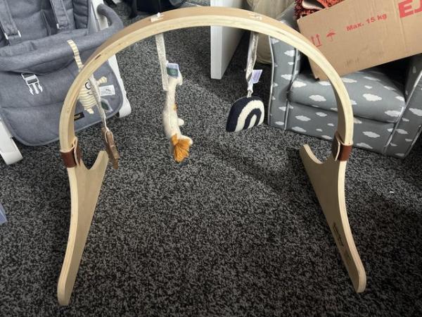 Image 2 of As new Wooden baby play gym