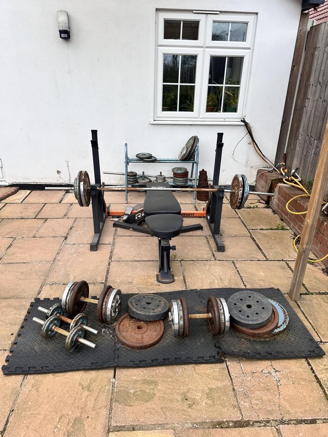 Preview of the first image of Weights Bench, Dumbell and Weights.