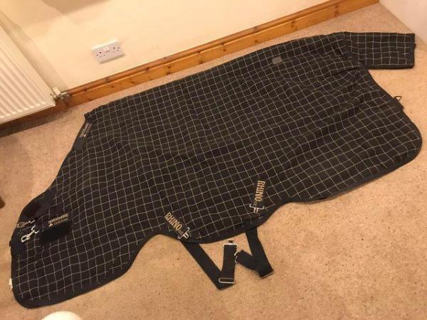 Image 2 of Horseware Rhino 6’3” turnout med weight good condition