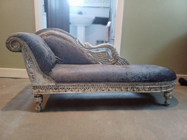 Image 3 of Childs Chaise Longue Blue grey
