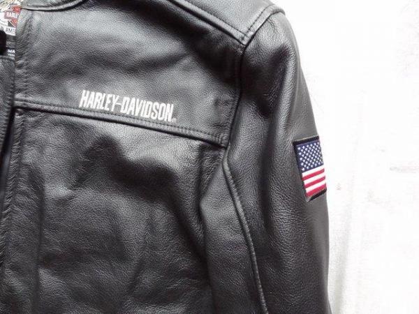 Image 2 of Unworn, Harley Davidson American Legend black leather jacket