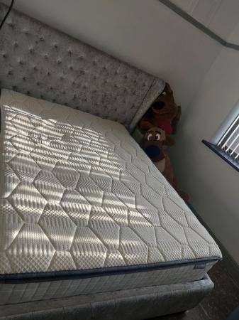Image 2 of King size bed with memory foam mattress