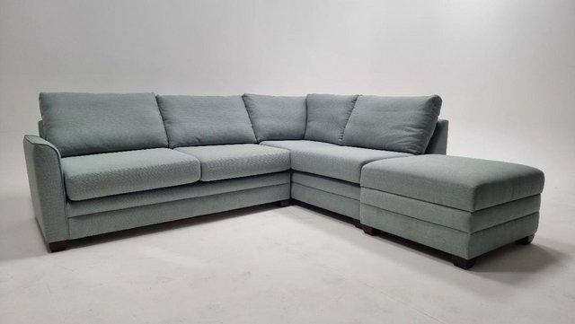 Image 2 of Sofa Workshop 'Jude' corner sofa bed suite with footstool
