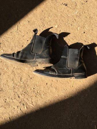 Image 4 of Loveson black Jodhpur boots size 4