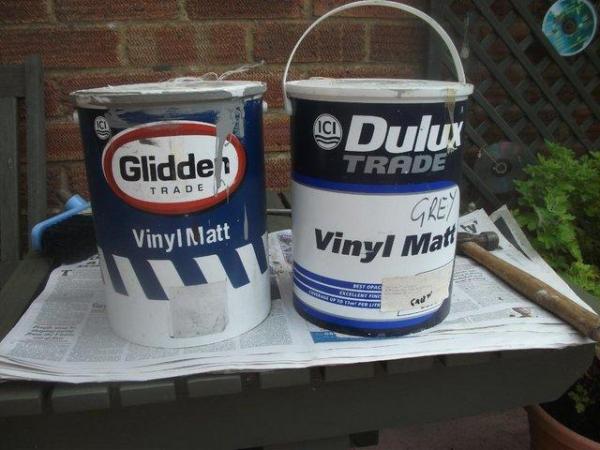 Image 2 of EMULSION PAINT(DULUX AND GLIDDEN) GREY