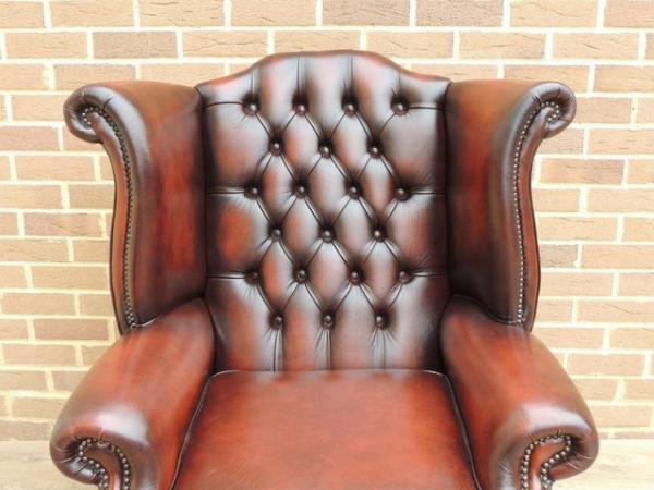 Image 10 of Luxury Queen Anne Chesterfield Wingback Armchair (UK Deliver
